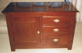 sideboard finished restoration french polishing