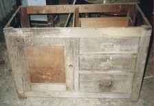 sideboard restoration using french polishing